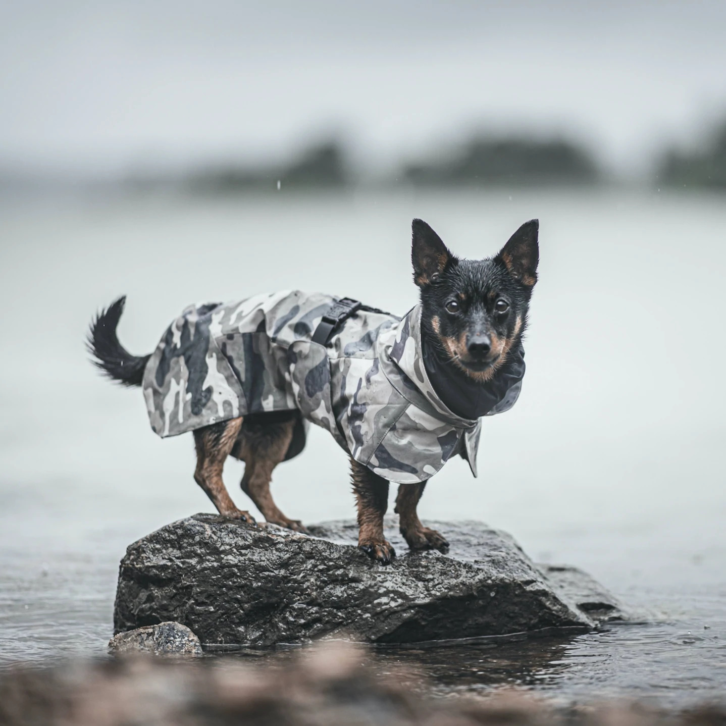 Paikka Recovery regnfrakke, camo - Billede 6