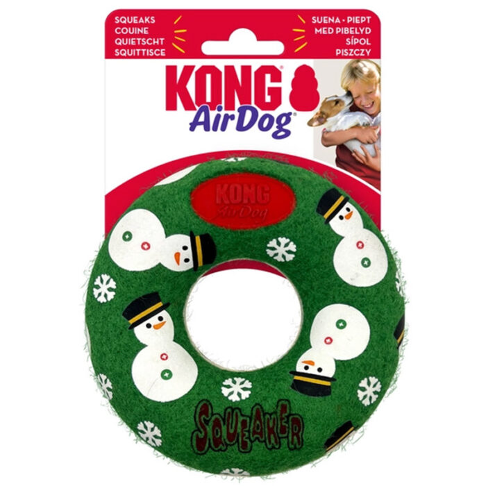 Holiday AirDog® Squeaker Donut M