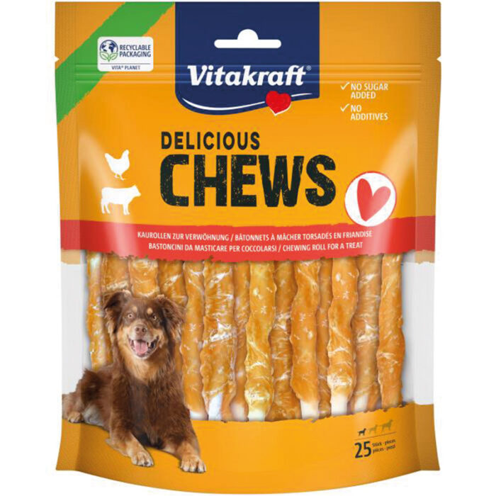 Vitakraft Chews tyggestænger med kylling 300g
