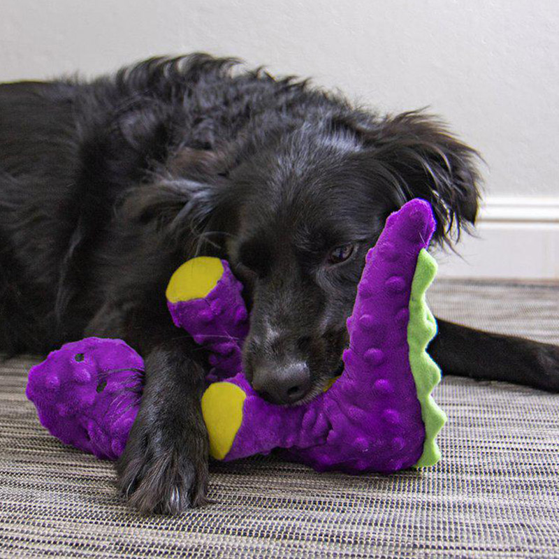 Godog Dinos Frills Gray W Chew Guard Large - Billede 2