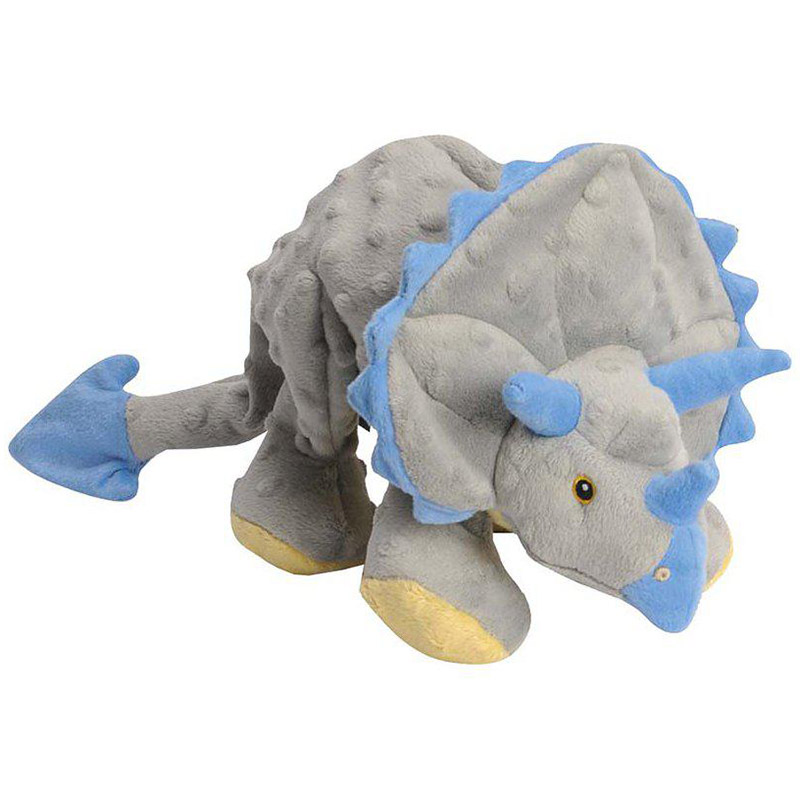 Godog Dinos Frills Gray W Chew Guard Small