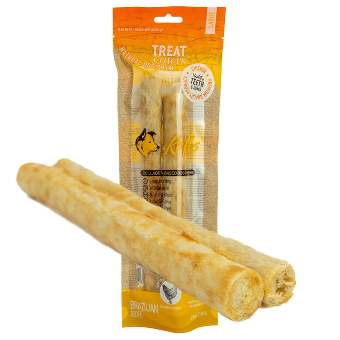 Treateaters New Hide Large Roll Chicken