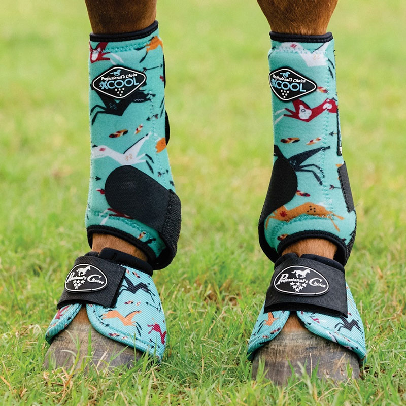 2XCool Sports Medicine Front Boots Pony Tracks - Billede 2