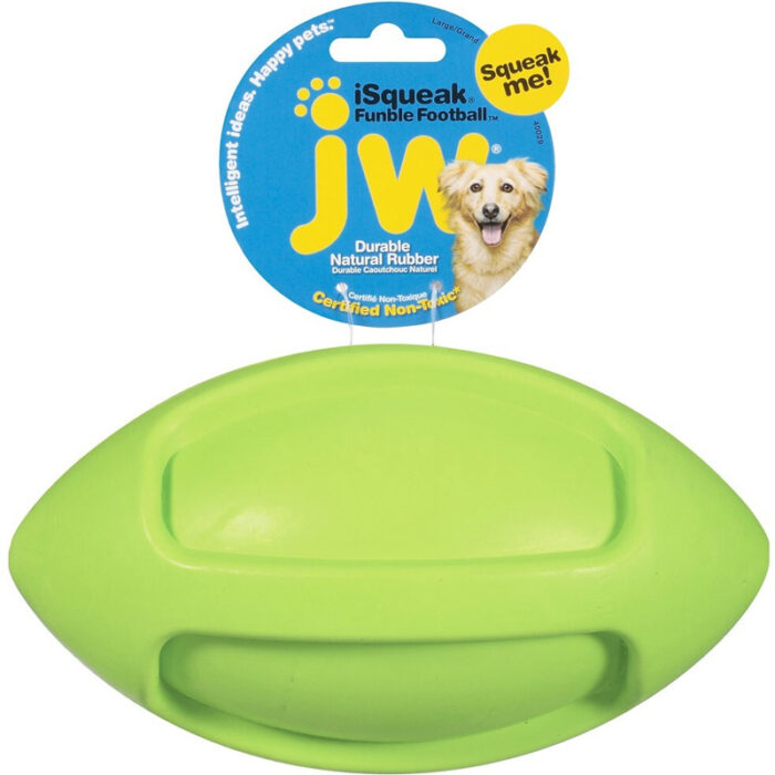 JW Pet ISqueak Funble Football