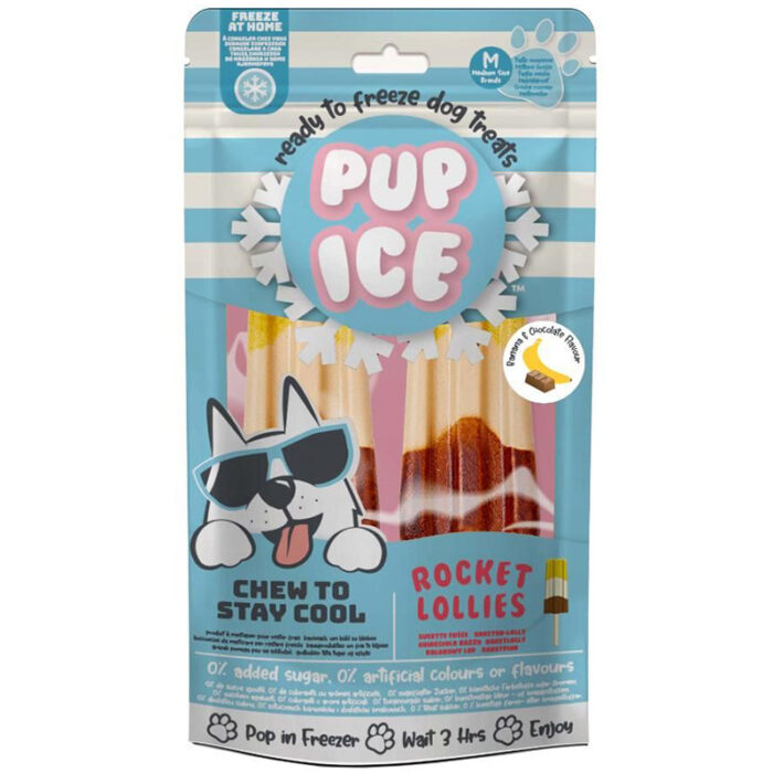 Pup Ice Raket is, Banan/Chokolade 2stk