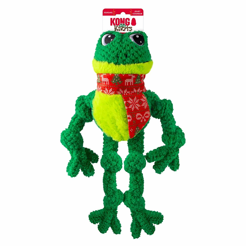 Kong Holiday Knots Frog Hundelegetøj L/XL