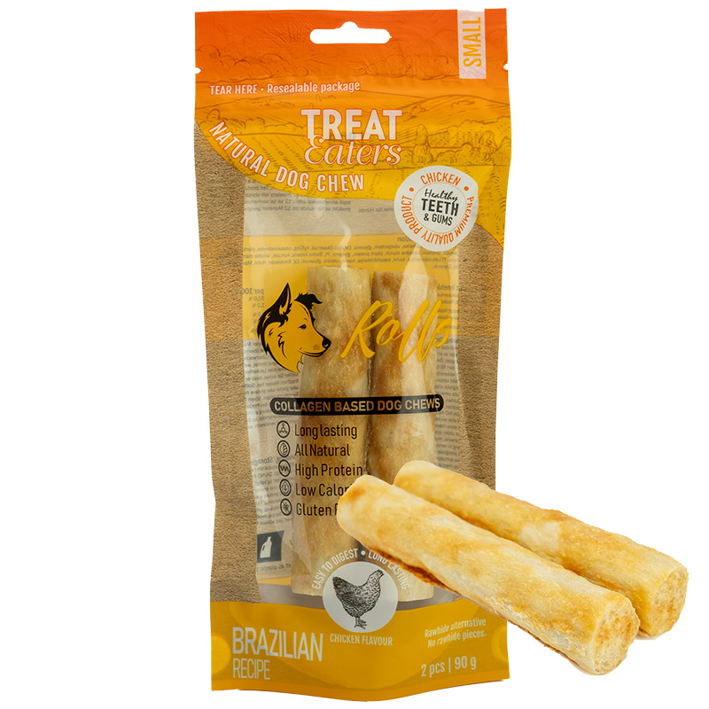 Treateaters New Hide Small Roll Chicken 2 pcs 90g