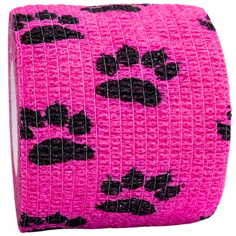 Vezer Care+ Selvklæbende støttebandage 5 cm x 4,5 m. Pink
