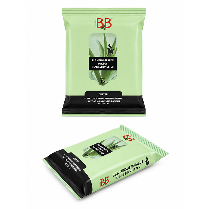 B&B Bambus Renseservietter Travel pack