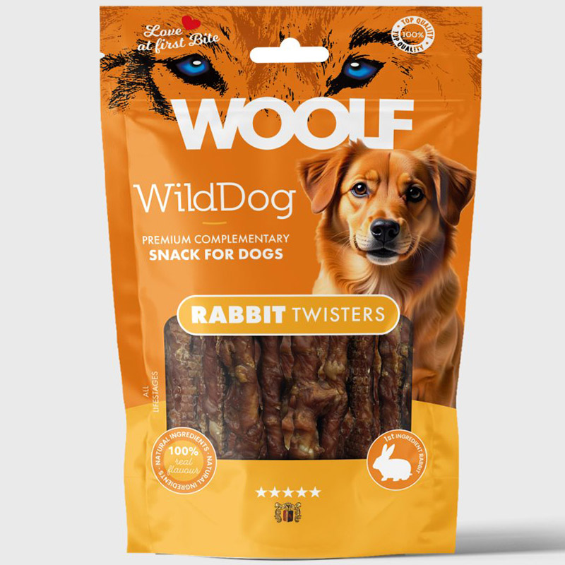Woolf WildDog Kanin Twister 100g