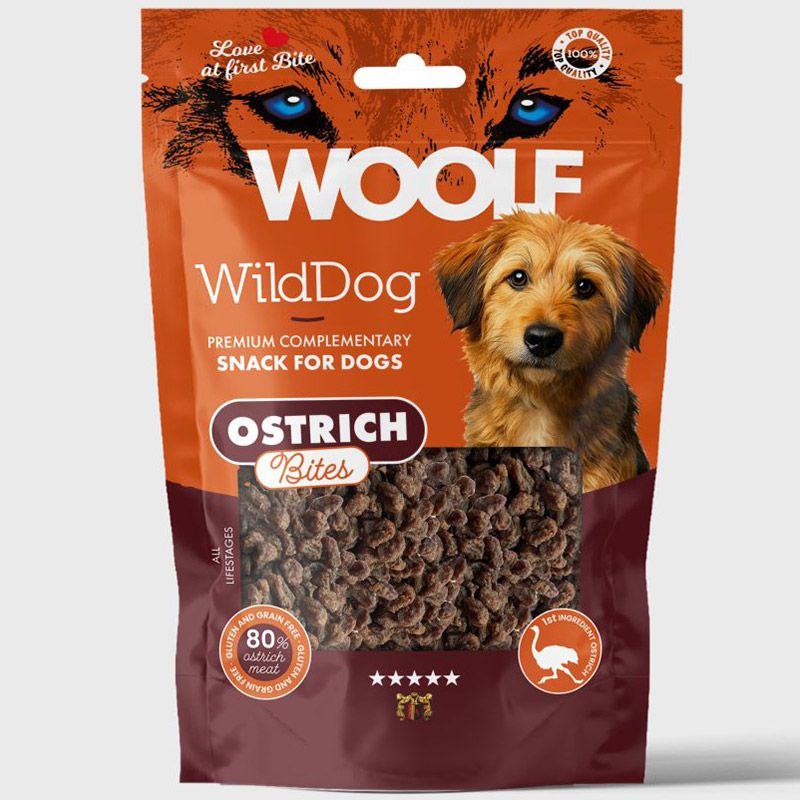 Woolf WildDog Soft Struds Bites 100g