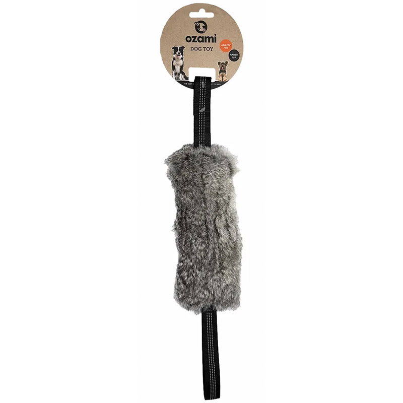 Ozami Rabbitskin Tugger 2 Handles Grey 58cm